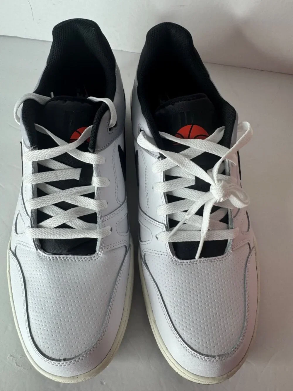 Nike Full Force Lo Sneakers Shoes Men's US 12 White Black Silver FB1362101 NIB
